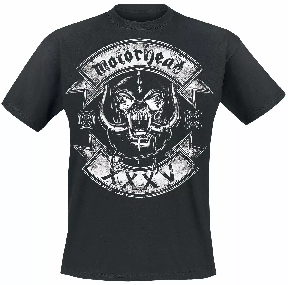 "Rockers Logo" T-shirt Zwart Van Motörhead