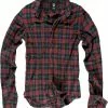 "Wire Shirt" Longsleeve Rood-zwart Van Brandit