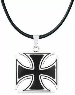 "Black Iron Cross" Hanger Van EtNox Hard And Heavy