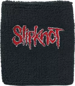 "Logo - Wristband" Zweetbandje Zwart Van Slipknot