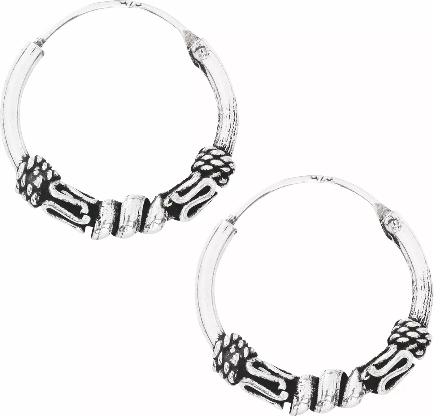 "Ornamental Hoops" Oorbel Van EtNox