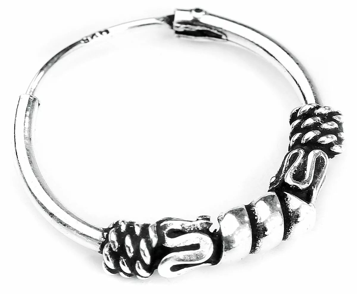 "Ornamental Hoops" Oorbel Van EtNox - Afbeelding 4