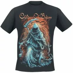 "Grim Reaper" T-shirt Zwart Van Children Of Bodom
