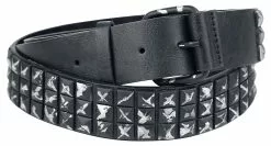 "Studded Belt" Riem Zwart Van Rock Rebel By EMP
