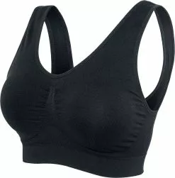 "Padded Sports Bra" BH Zwart Van Urban Classics