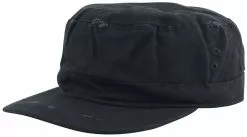 "Vintage Army Cap" Cap Zwart Van Black Premium By EMP