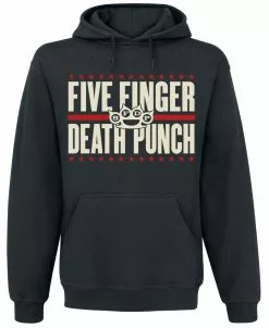 "Punchagram" Trui Met Capuchon Zwart Van Five Finger Death Punch