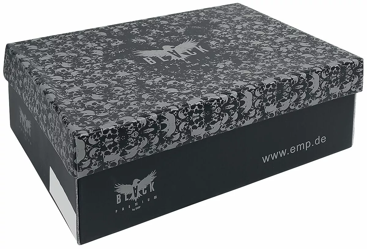 "Walk The Line" Sneakers High Zwart Van Black Premium By EMP - Afbeelding 7