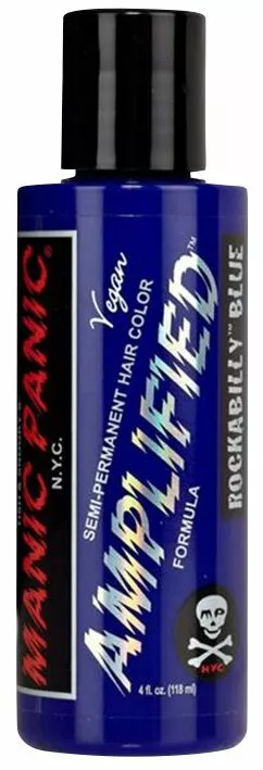 "Rockabilly Blue - Amplified" Haarverf Blauw Van Manic Panic