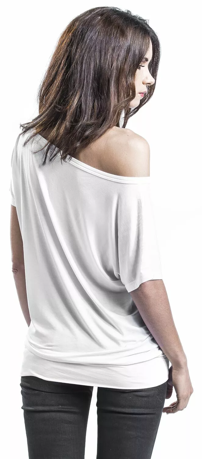 "Can You Read My Mind" T-shirt Wit Van RED By EMP - Afbeelding 7