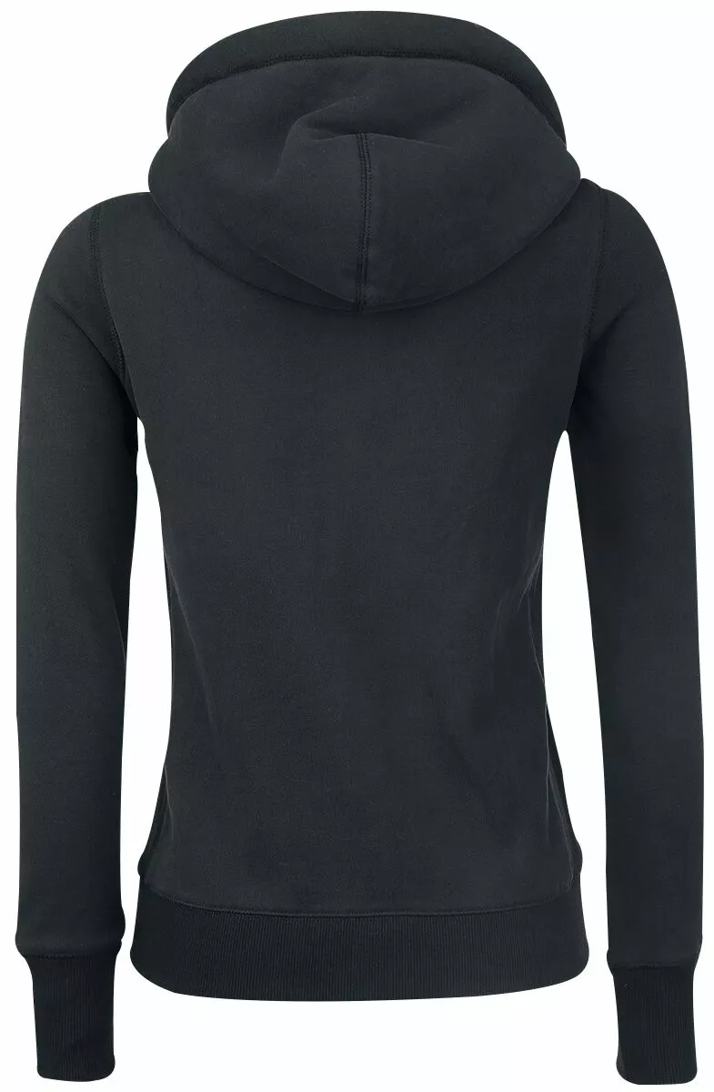"Teddy Hooded Jacket" Tussenseizoensjas Zwart Van Black Premium By EMP - Afbeelding 2