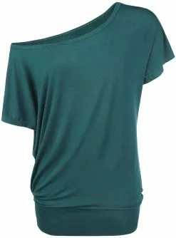 "Can You Read My Mind" T-shirt Groen Van RED By EMP