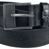 "Decorate Your Belt" Riem Zwart Van Rock Rebel By EMP