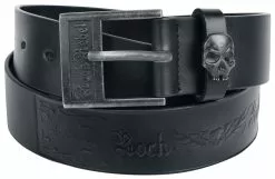 "Decorate Your Belt" Riem Zwart Van Rock Rebel By EMP