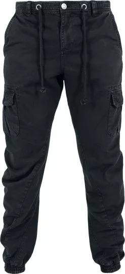"Cargo Jogging Pants" Cargobroeken Zwart Van Urban Classics