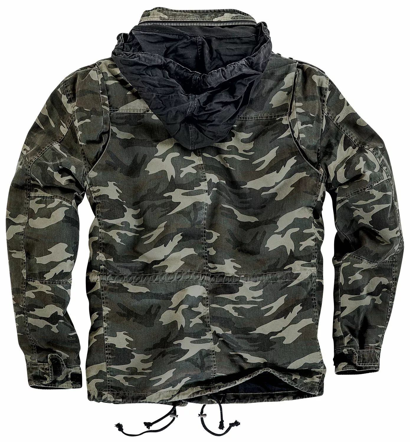 "Army Field Jacket" Winterjas Camouflage Van Black Premium By EMP - Afbeelding 2