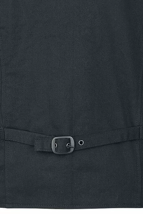 "From Safety To Where" Vest Zwart Van Gothicana By EMP - Afbeelding 4