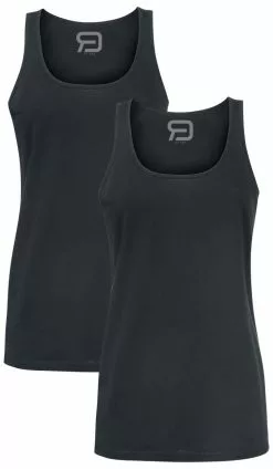 "Tops Double Pack" Top Zwart Van RED By EMP