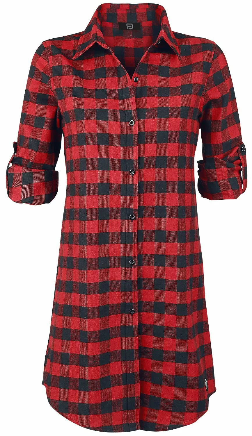 "Cowgirls Don't Cry" Longsleeve Rood-zwart Van RED By EMP - Afbeelding 3