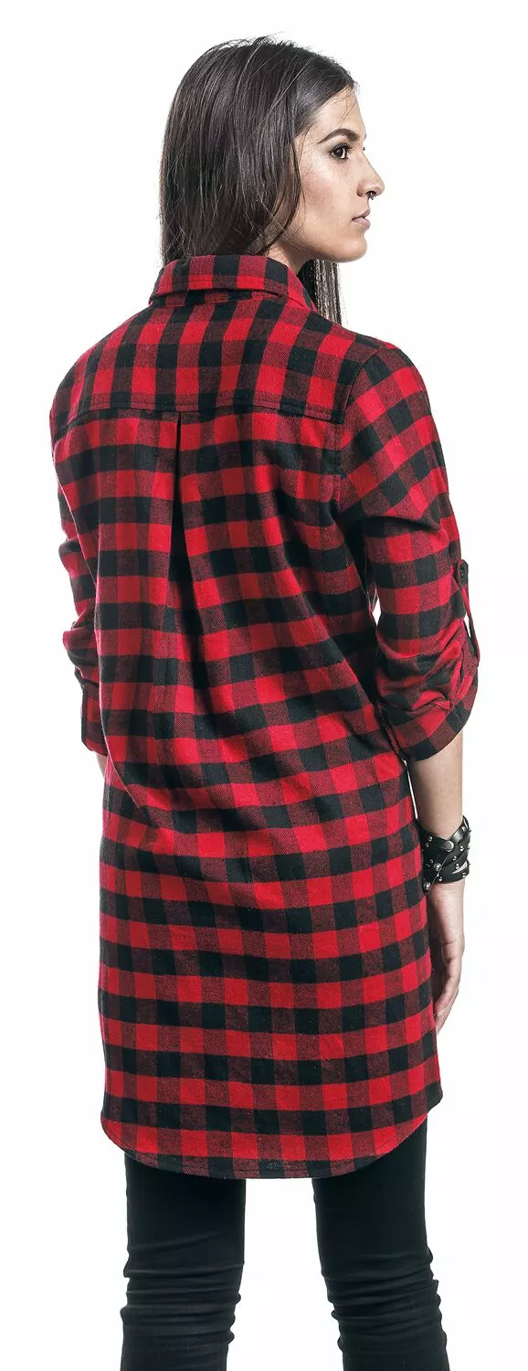 "Cowgirls Don't Cry" Longsleeve Rood-zwart Van RED By EMP - Afbeelding 8