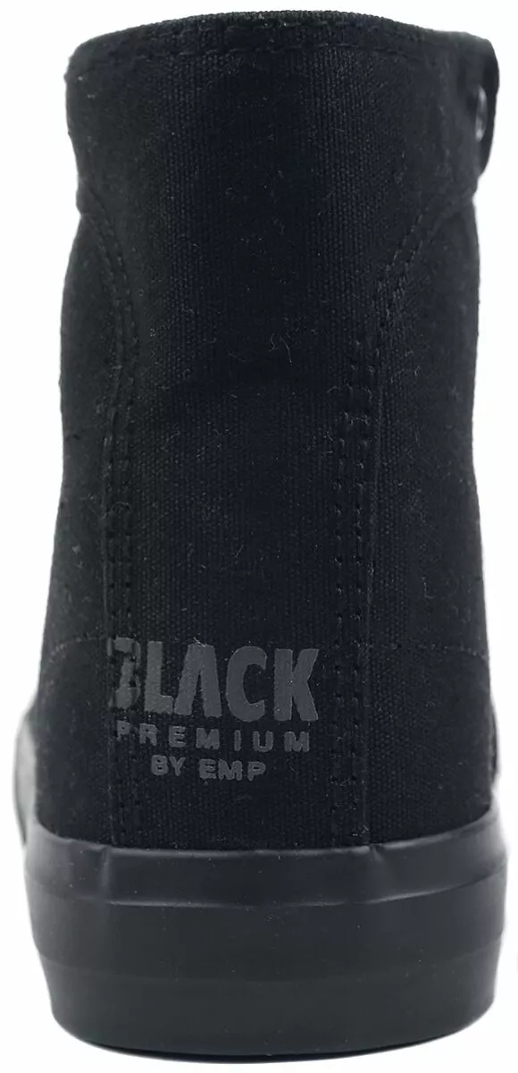 "Walk The Line" Sneakers High Zwart Van Black Premium By EMP - Afbeelding 2