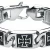 "Iron Cross" Armband Zilverkleurig Van EtNox Hard And Heavy