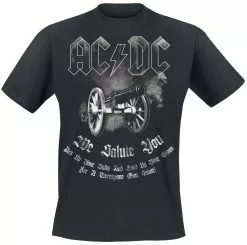 "We Salute You" T-shirt Zwart Van AC/DC