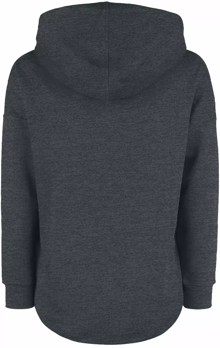 "Oversized Terry Hoodie" Trui Met Capuchon Grijs GemĂȘleerd Van RED By EMP - Afbeelding 2