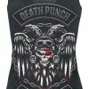 "Biker Badge" Top Zwart Van Five Finger Death Punch