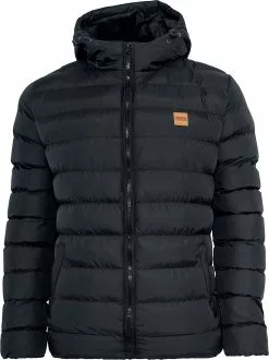 "Basic Bubble Jacket" Tussenseizoensjas Zwart Van Urban Classics
