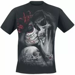 "Dead Kiss" T-shirt Zwart Van Spiral