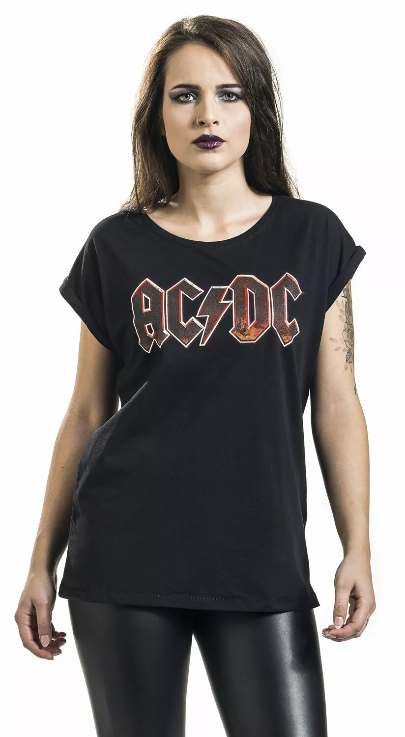 "Voltage Logo" T-shirt Zwart Van AC/DC - Afbeelding 5