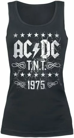 "T.N.T. 1975" Top Zwart Van AC/DC