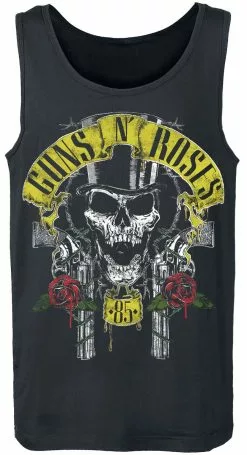 "Top Hat" Tanktop Zwart Van Guns N' Roses