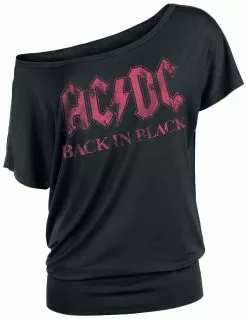 "Back In Black" T-shirt Zwart Van AC/DC