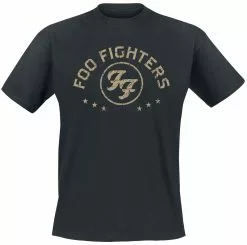 "Arched Star" T-shirt Zwart Van Foo Fighters