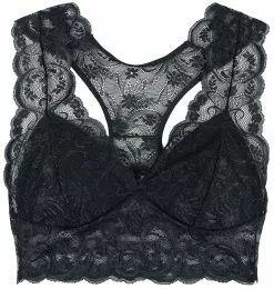 "You Could Be Mine" Bustier Zwart Van Black Premium By EMP
