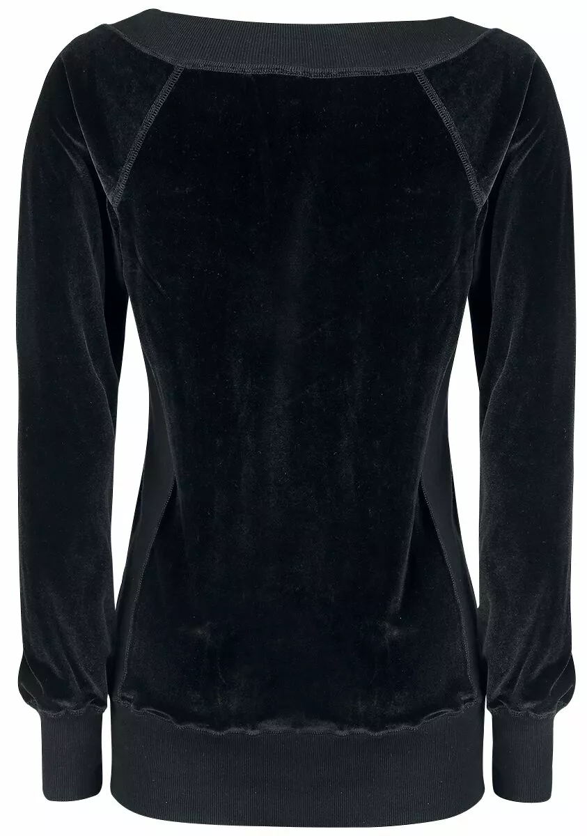 "Velvet Sweater" Sweatshirts Zwart Van Forplay - Afbeelding 2
