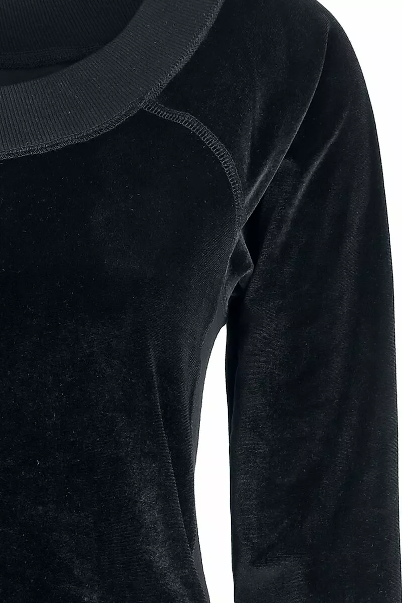 "Velvet Sweater" Sweatshirts Zwart Van Forplay - Afbeelding 3