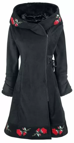 "Emilla Coat" Winterjas Zwart Van Poizen Industries