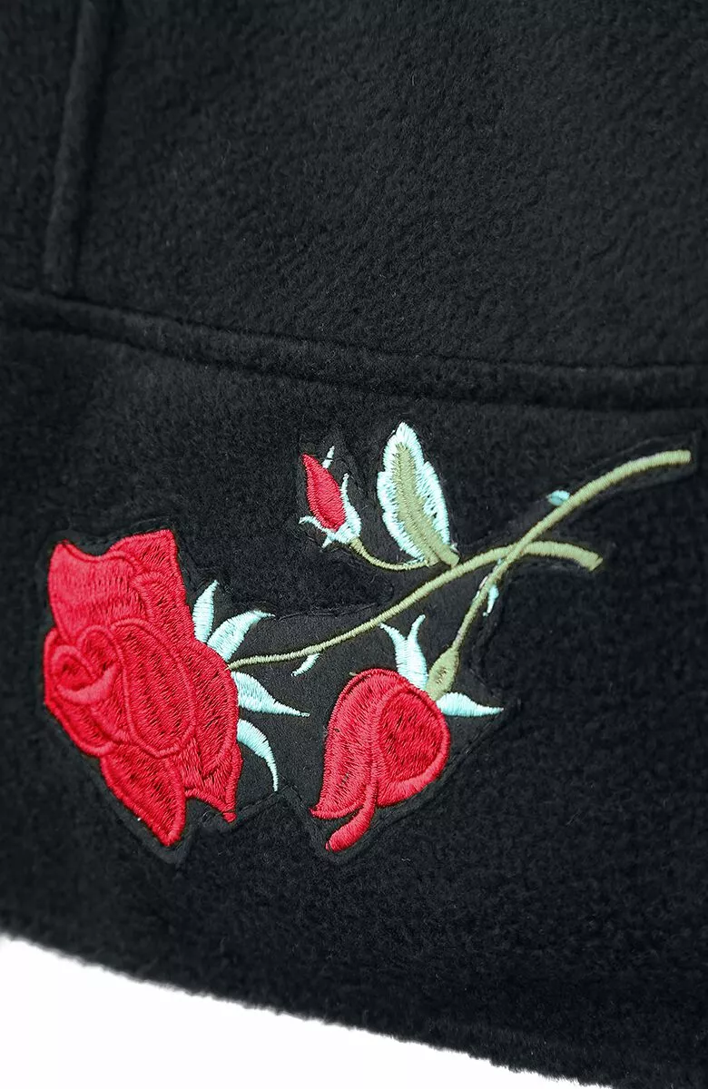 "Emilla Coat" Winterjas Zwart Van Poizen Industries - Afbeelding 3