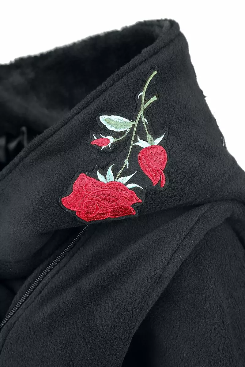 "Emilla Coat" Winterjas Zwart Van Poizen Industries - Afbeelding 4