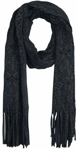 "Take Your Scarf" Sjaal Zwart Van Black Premium By EMP