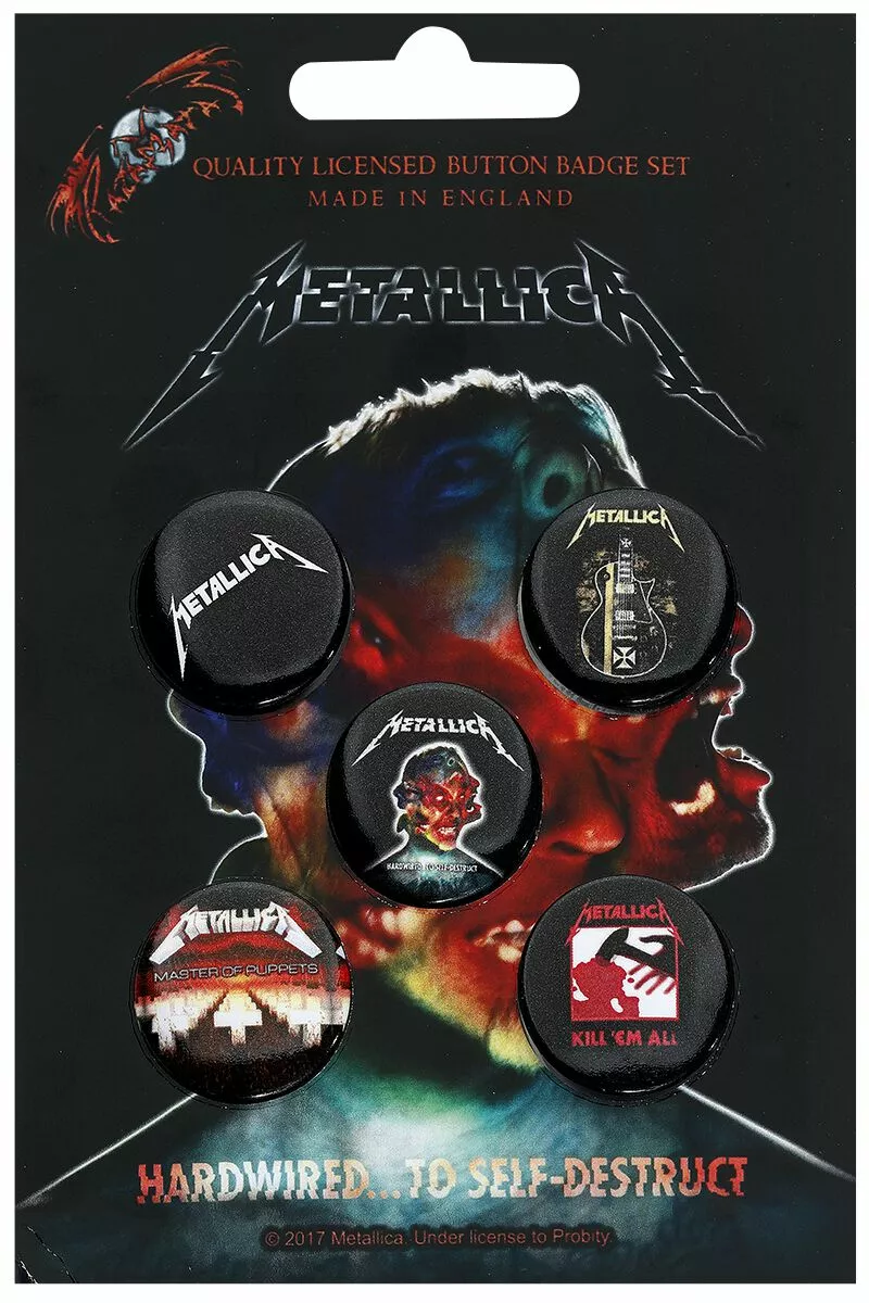 "Mix" Badge Meerkleurig Van Metallica