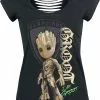 "2 - Groot" T-shirt Zwart Van Guardians Of The Galaxy
