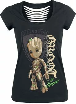"2 - Groot" T-shirt Zwart Van Guardians Of The Galaxy