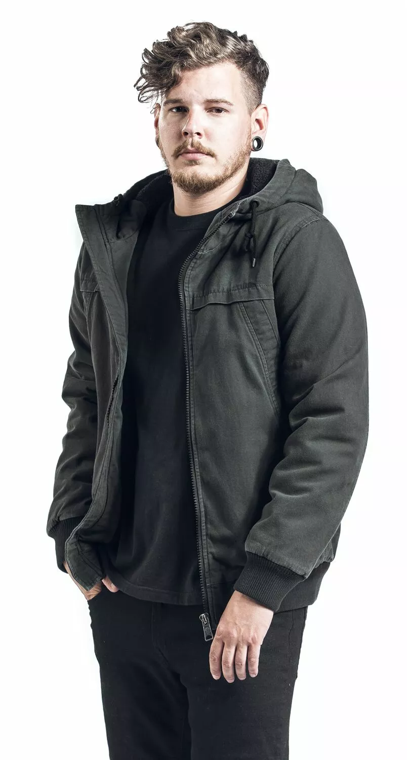 "Raimon" Winterjas Antraciet Van Brandit - Afbeelding 6