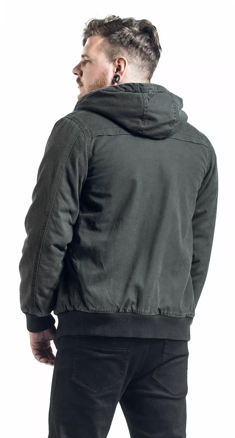 "Raimon" Winterjas Antraciet Van Brandit - Afbeelding 7