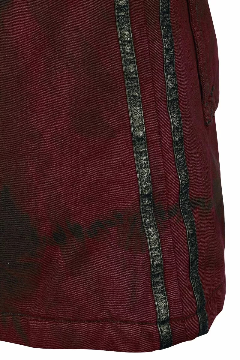 "Ladies Field Jacket" Winterjas Rood Van Rock Rebel By EMP - Afbeelding 4