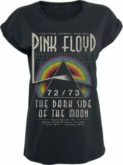 "Dark Side - Circle" T-shirt Zwart Van Pink Floyd